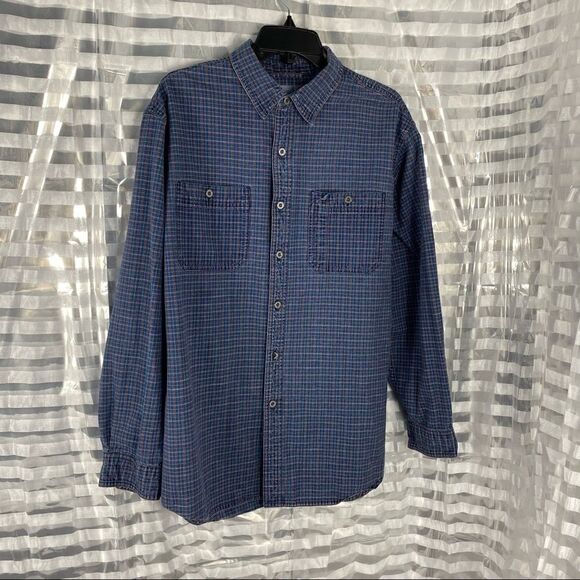 LL Bean Long Sleeve Plaid Button Up Shirt - Picture 1 of 9